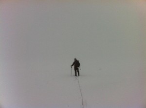 Daryl training for Mont Blanc