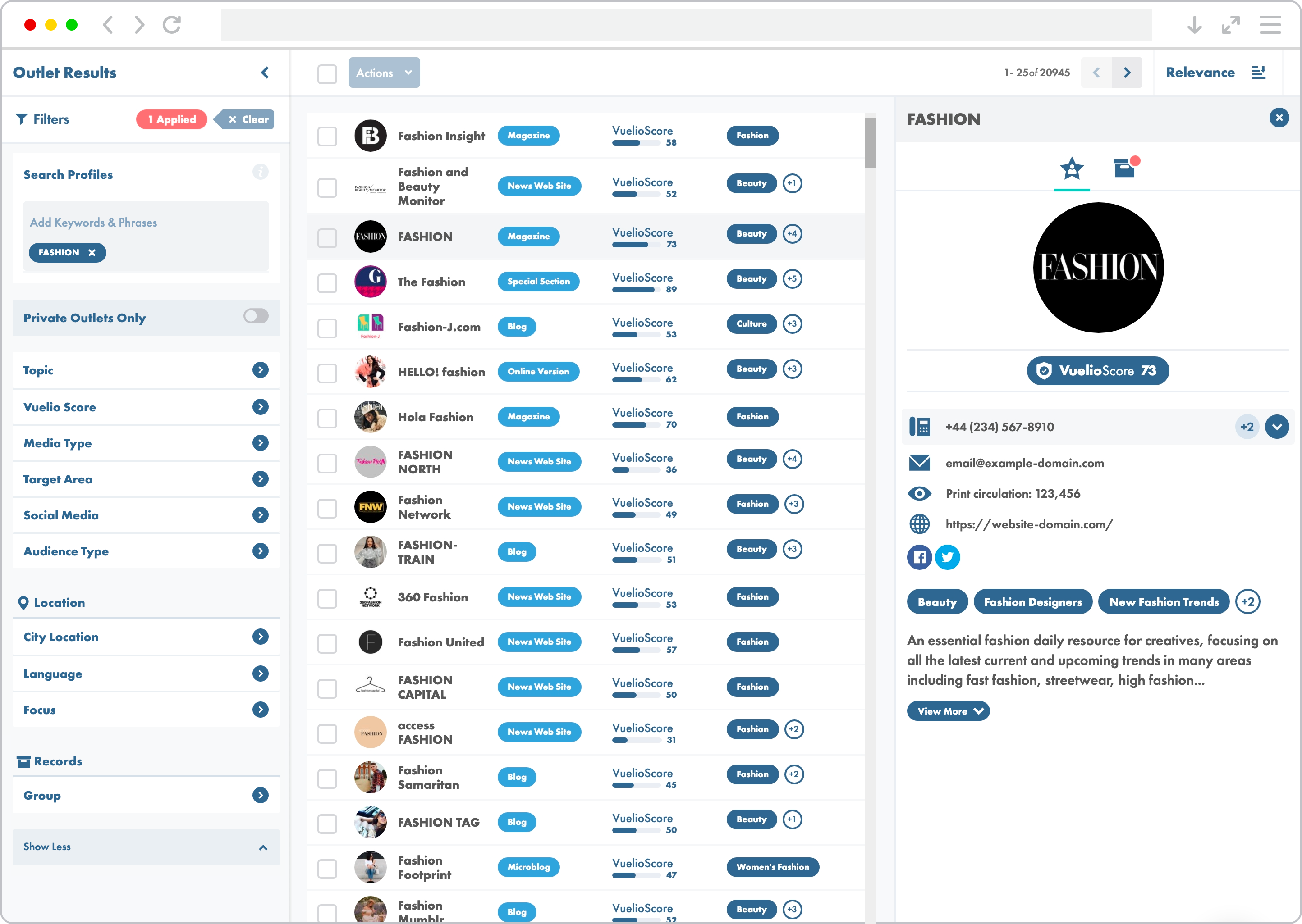 UK Media Database - ResponseSource - Fast. Smart. Accurate.