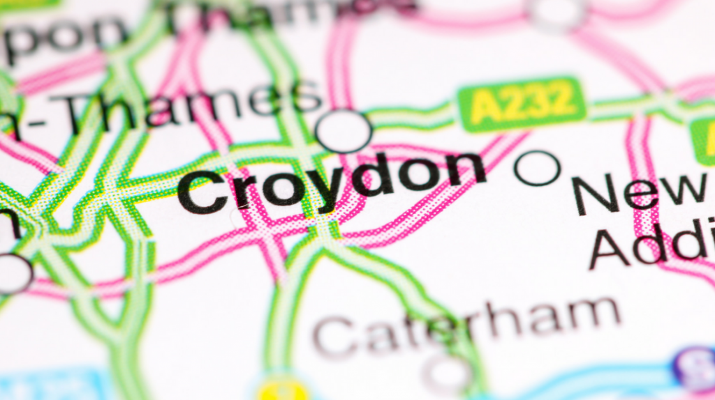 Croydon map