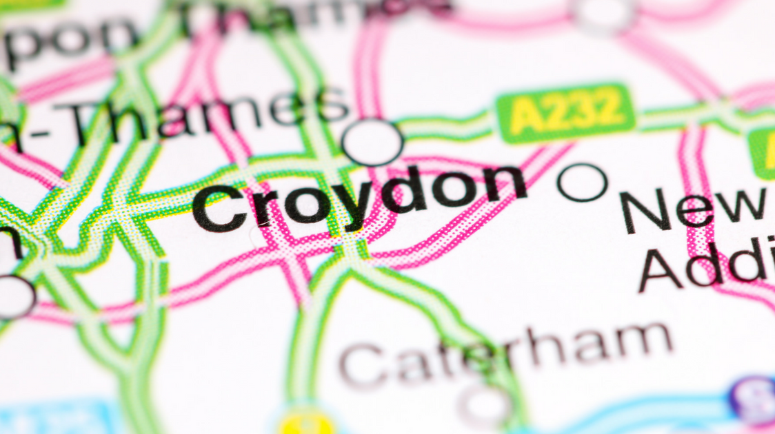 Croydon map