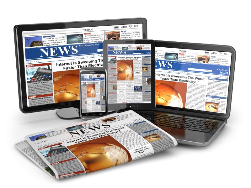 Image representing changing format of newspapers